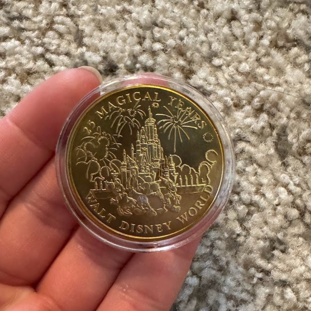 WALT DISNEY WORLD 25 YEAR CELEBRATION COIN